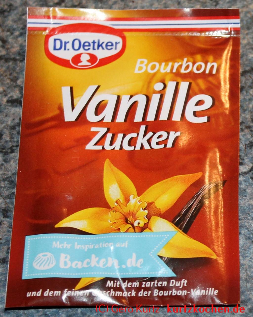 Butterspritzgebäck - Vanillezucker