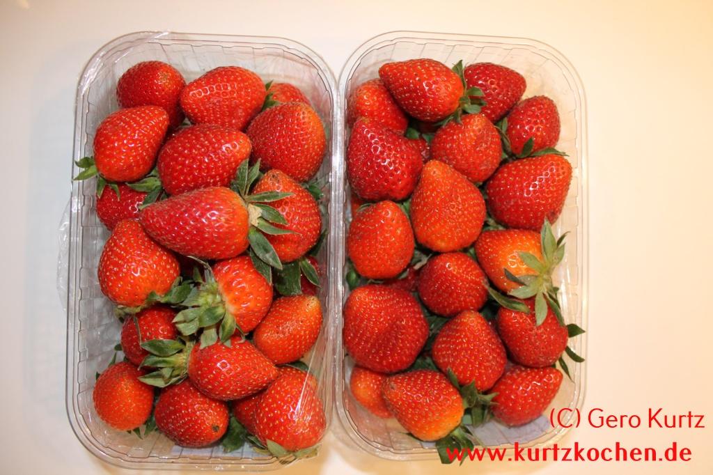 Erdbeermarmelade - deutsche Erdbeeren