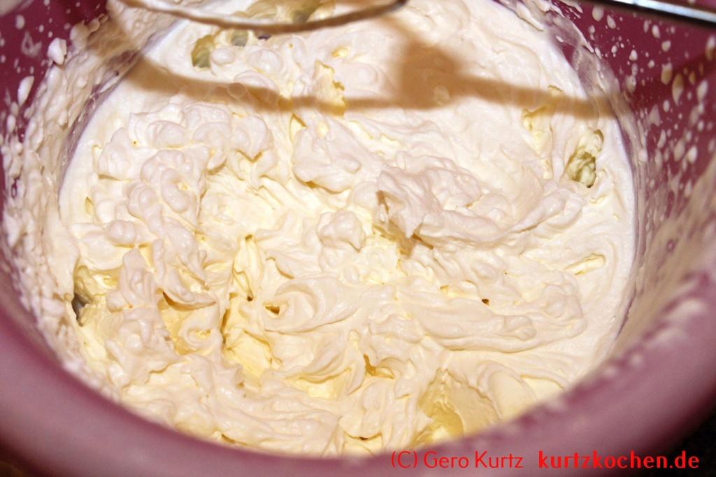 Butter selber machen - Steif geschlagene Sahne
