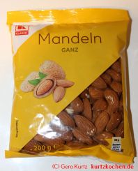 Selbst gebrannte Mandeln - 1 Tüte Mandeln